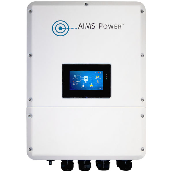 AIMS Power Hybrid Inverter Charger 4.6 kW Inverter Output 6.9 kW Solar Input Grid Tie & Battery Back Up
