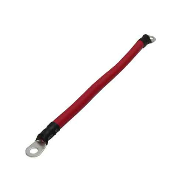 AIMS Power Jumper Cable 4 AWG 1ft Red Lugged