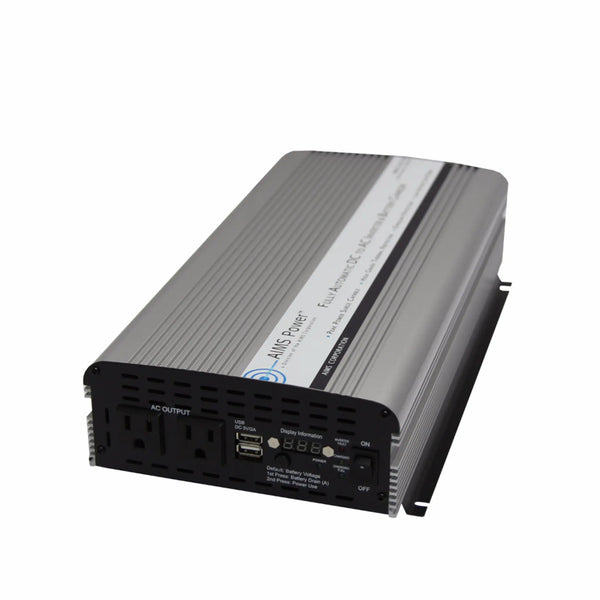 AIMS Power 1500 Watt Power Inverter with Battery Charger and Transfer Switch